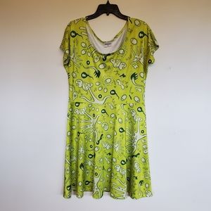 Ms. Frizzle amoeba science skater dress